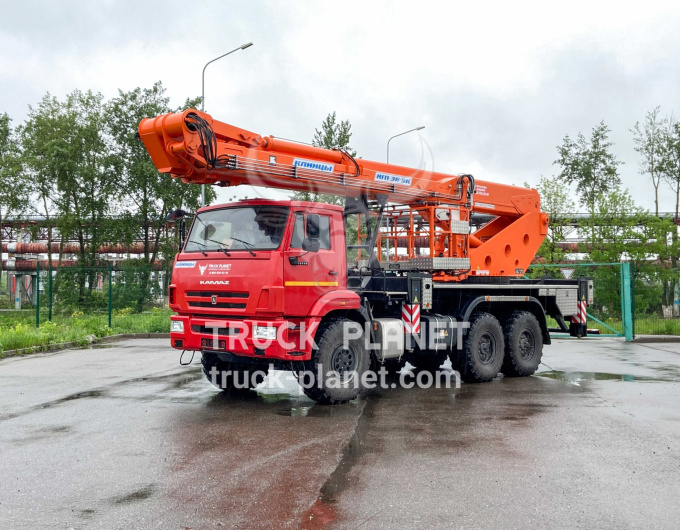 Автовышка Клинцы АГП-36-5К на шасси КАМАЗ 43118-50