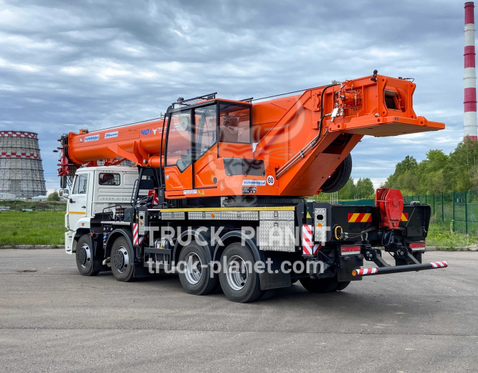 Автокран Клинцы КС-65719-1К NEW на шасси КАМАЗ-6540 + противовес 1тн